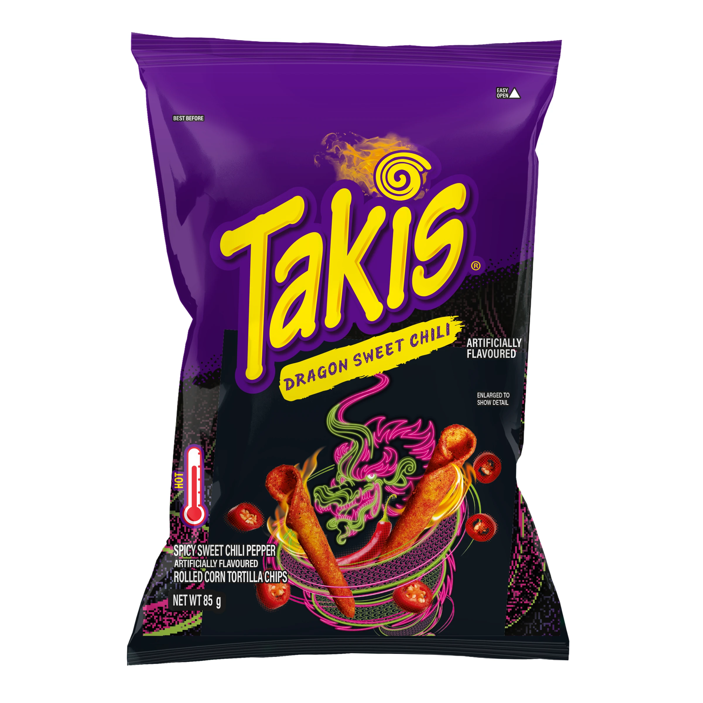 20 Pack x Takis Dragon Sweet Chilli Chips 85g