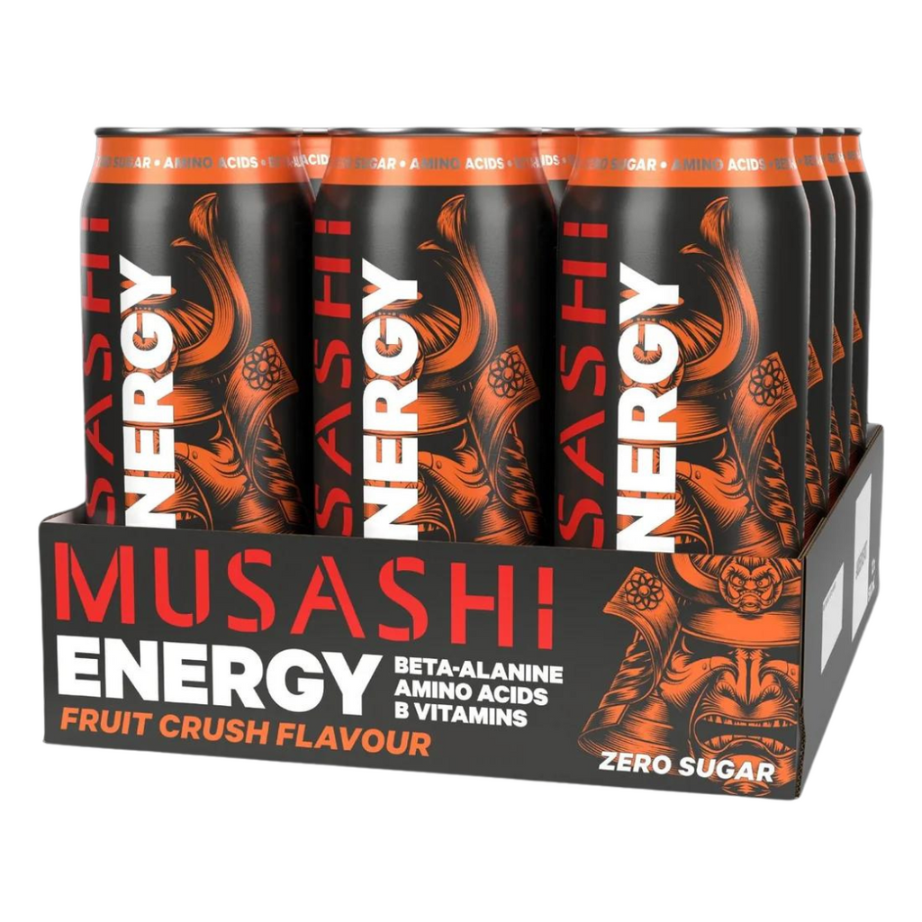 12 Pack x Musashi Energy Drink 500ml- Fruit Crush