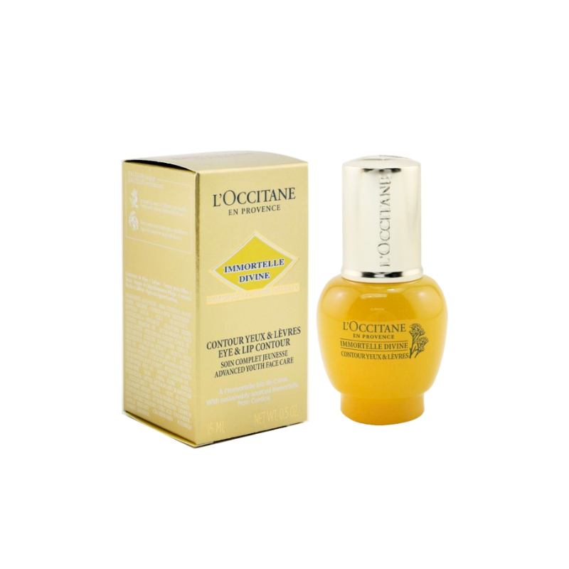 L'Occitane Immortelle Divine Eye & Lip Contour: Advanced Youth Face Care 15ml