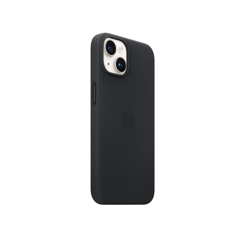 Apple iPhone 14 Magsafe Leather Case - Midnight