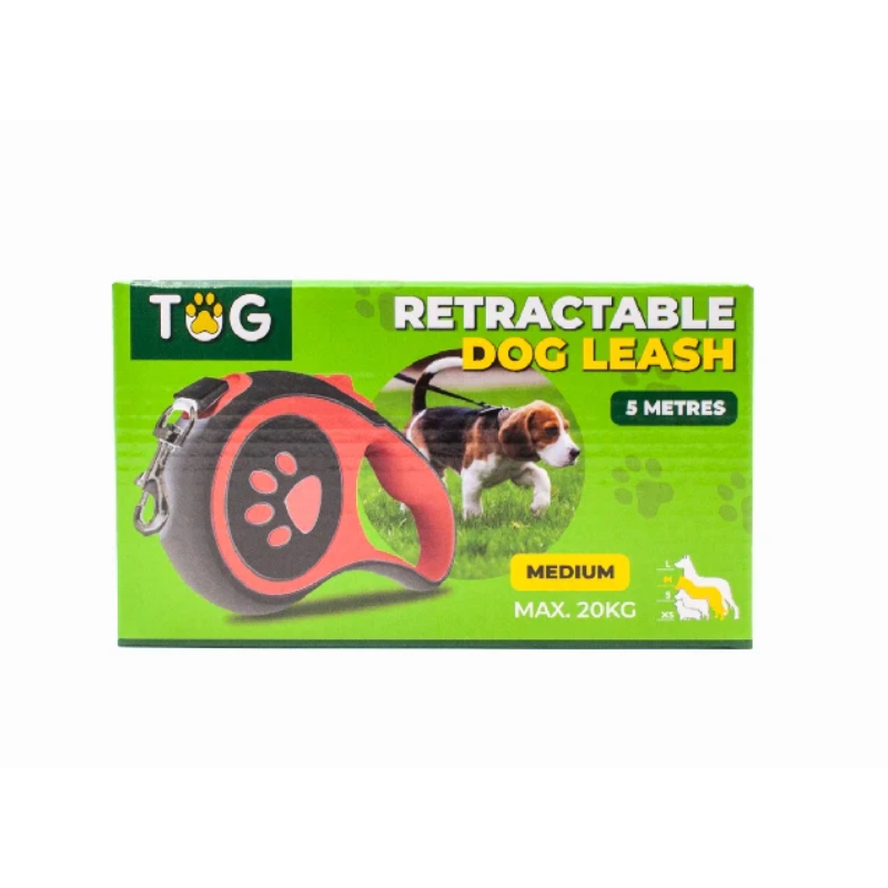 Retractable Dog Leash - Medium