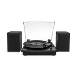 Victrola Montauk Bluetooth Turntable System With Bookshelf Speakers - Black