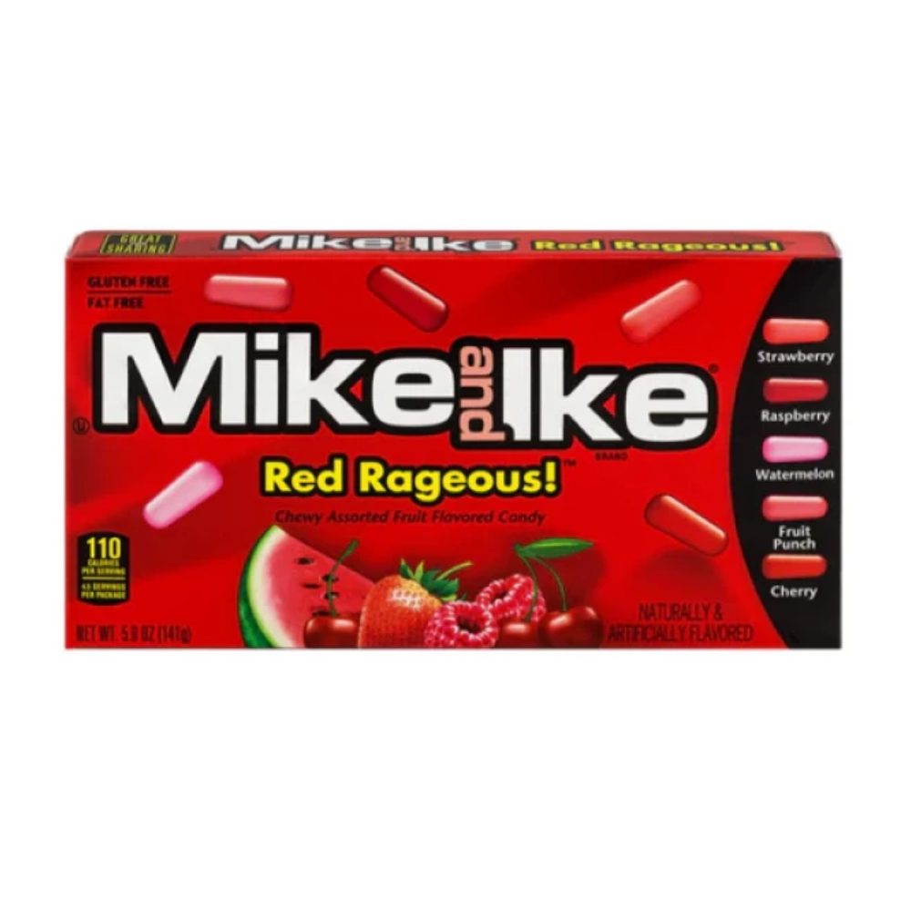 12 Pack x Mike & Ike Mega Red Rageous 120g