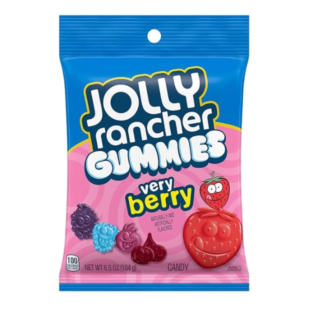 12 Pack x Jolly Rancher Gummies Very Berry 184g
