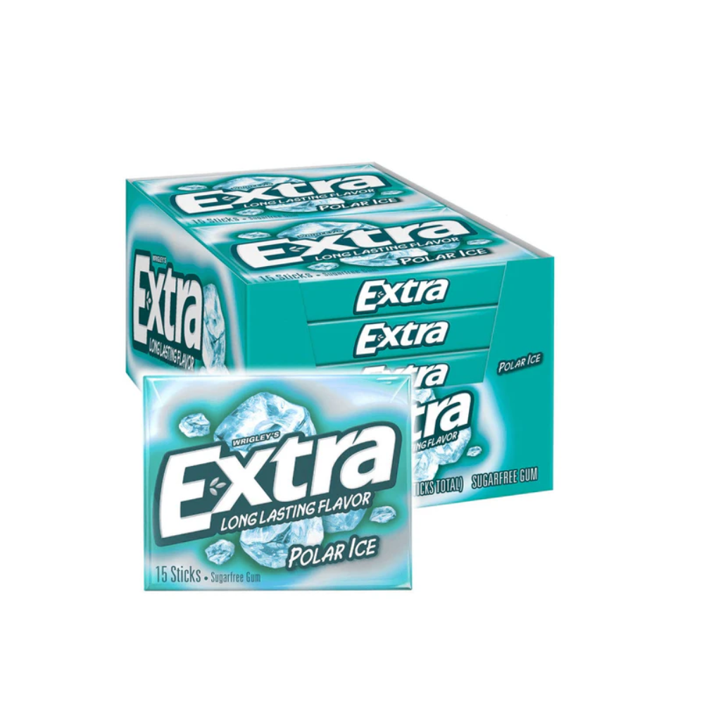 10 Pack x Wrigley's Extra Polar Ice 14.5g