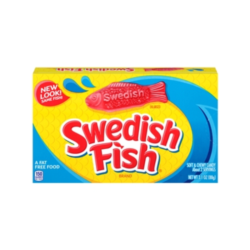 12 Pack x Mondelez Swedish Fish Theatre Red Box 99g