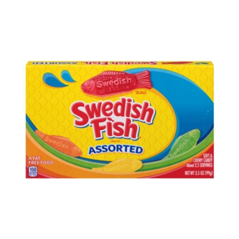 12 x Mondelez Swedish Fish Assorted Movie Box 99g – Smooth Sales