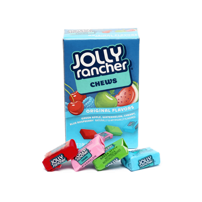 12 Pack x Jolly Rancher Chews Original Flavours 56g