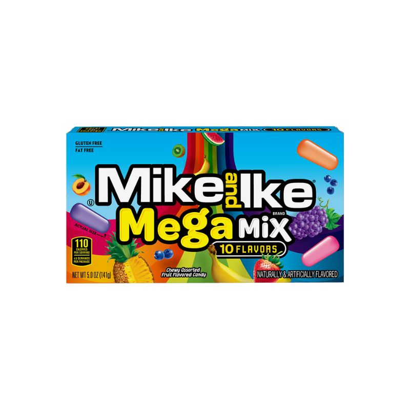 12 Pack x Mike & Ike Mega Mix 120g