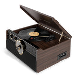 Victrola The Empire 6-In-1 Bluetooth Record Player - Espresso