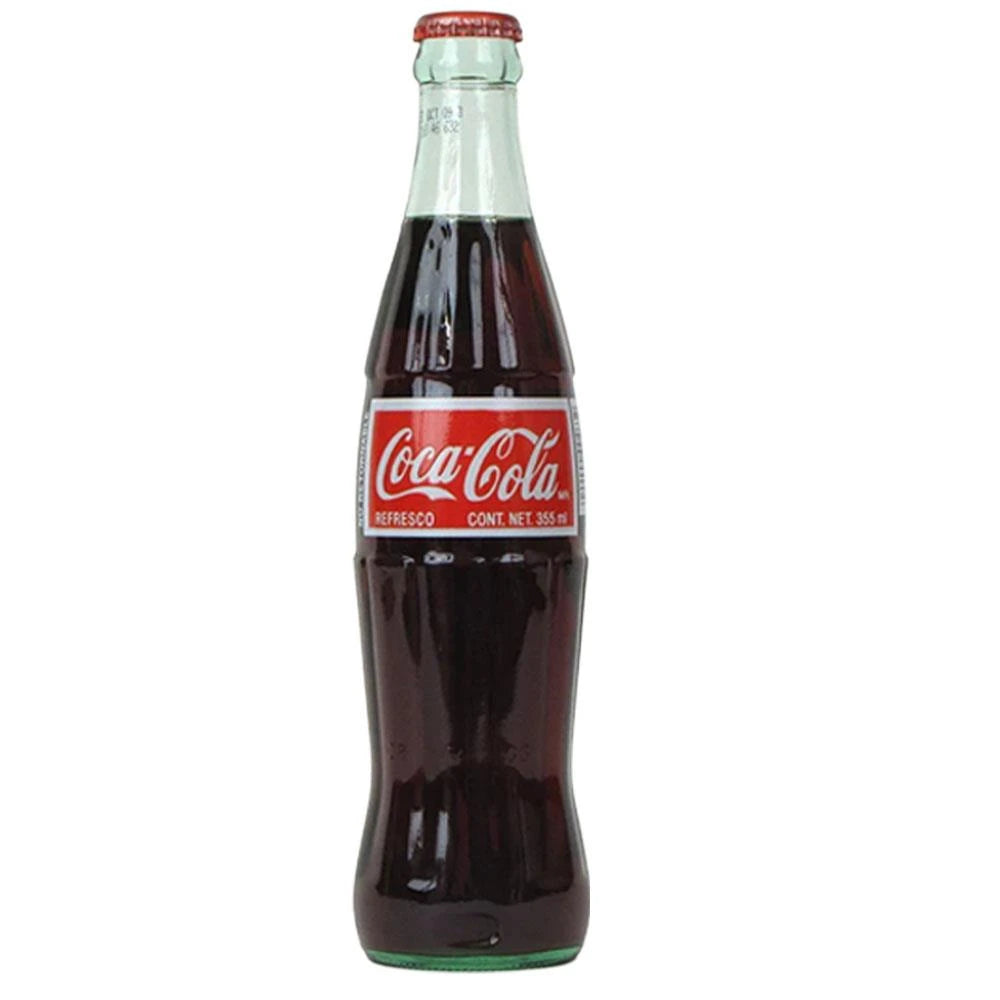 24 Pack x Mexican Coca Cola Glass Bottle 355ml