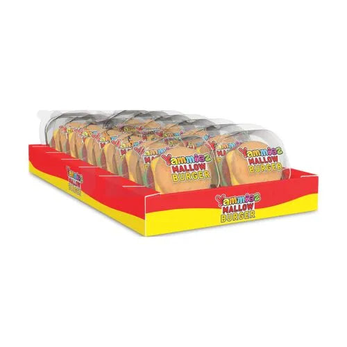 12 Pack x Yammiez Mallow Burger 50g