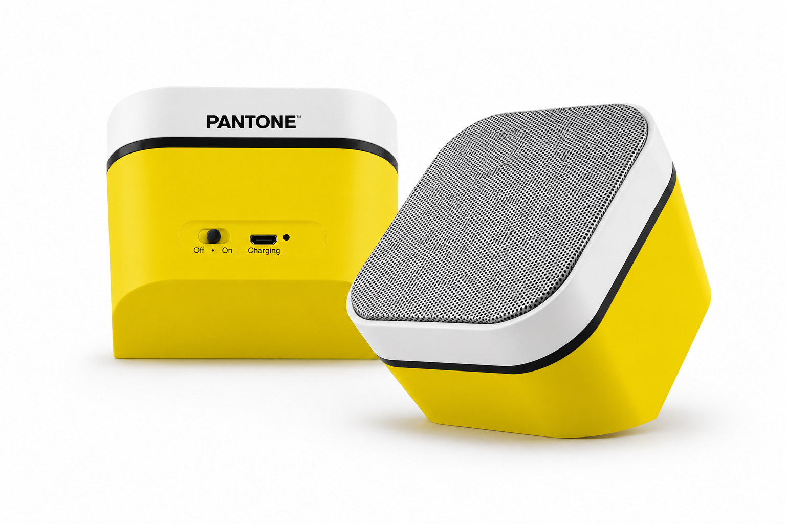 Pantone Twin Wireless Speaker – Yellow