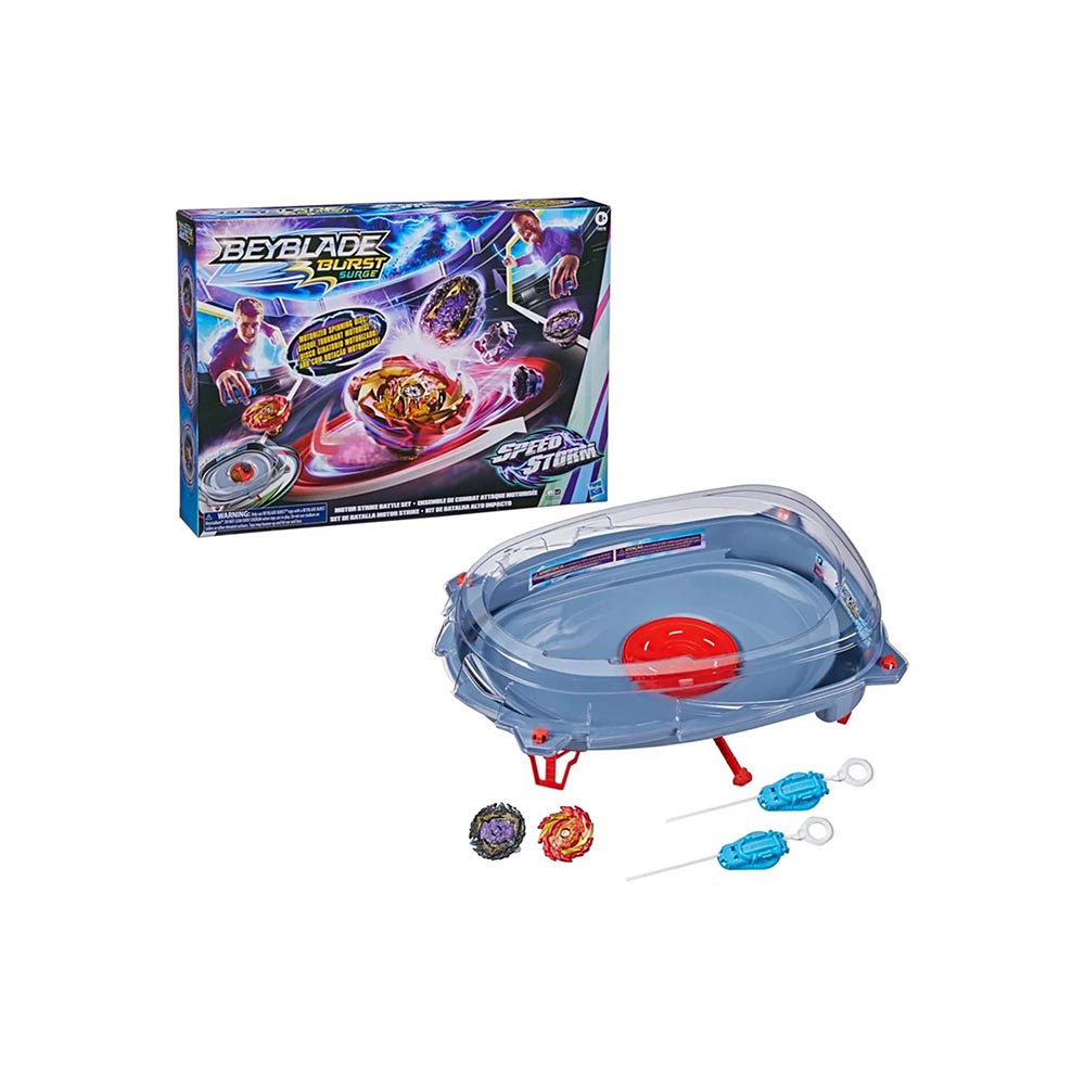 Beyblade Burst Surge Speedstorm Motor Strike Battle Set