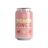 12 Pack x Candy Lips Peach Rings Soda 355ml
