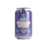 12 Pack x Candy Lips Sour Gummy Worm Soda 355ml