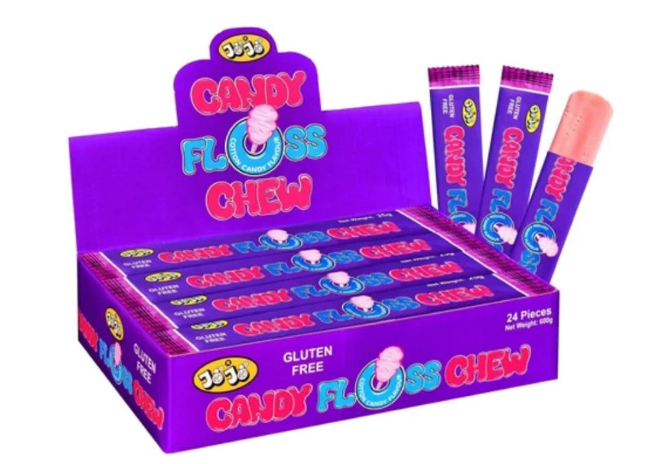 24 Pack x Jojo Candy Floss Chew 25g
