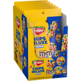 6 x Keebler Bite Size Chips Deluxe W/M & M'S Minis 85g