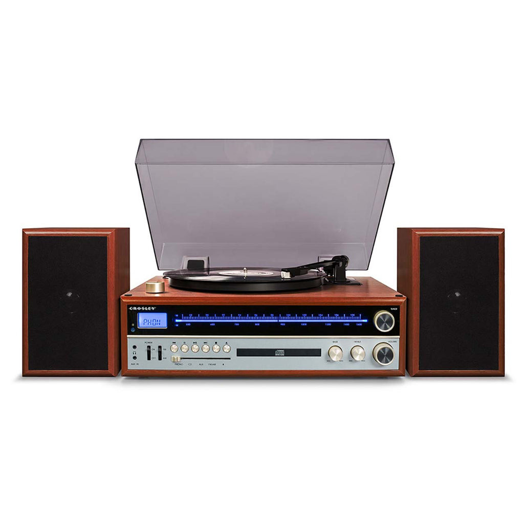 Refurbished Crosley 1975T Entertainment System - Walnut