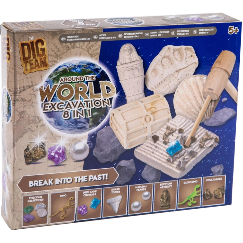 Explore 8 In 1 Around The World Excavation