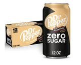 12 Pack x Dr Pepper Cream Soda Zero - 355ml