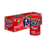 12 x Fanta Strawberry Soda Can 355ml