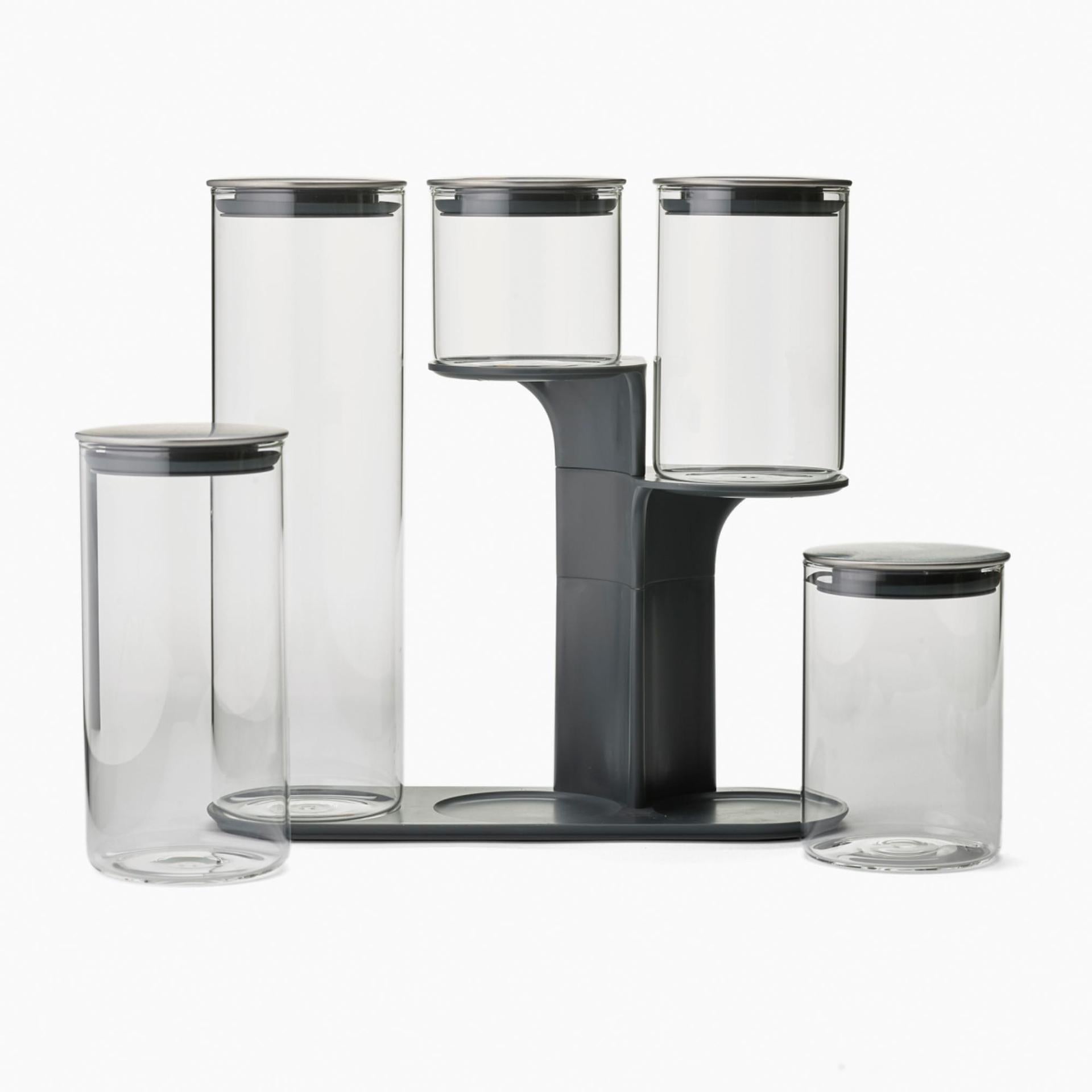Joseph Joseph Podium Stainless Steel Storage Container Set 5pc
