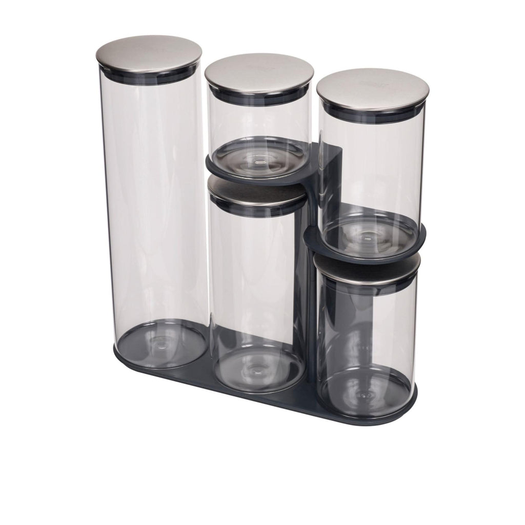 Joseph Joseph Podium Stainless Steel Storage Container Set 5pc