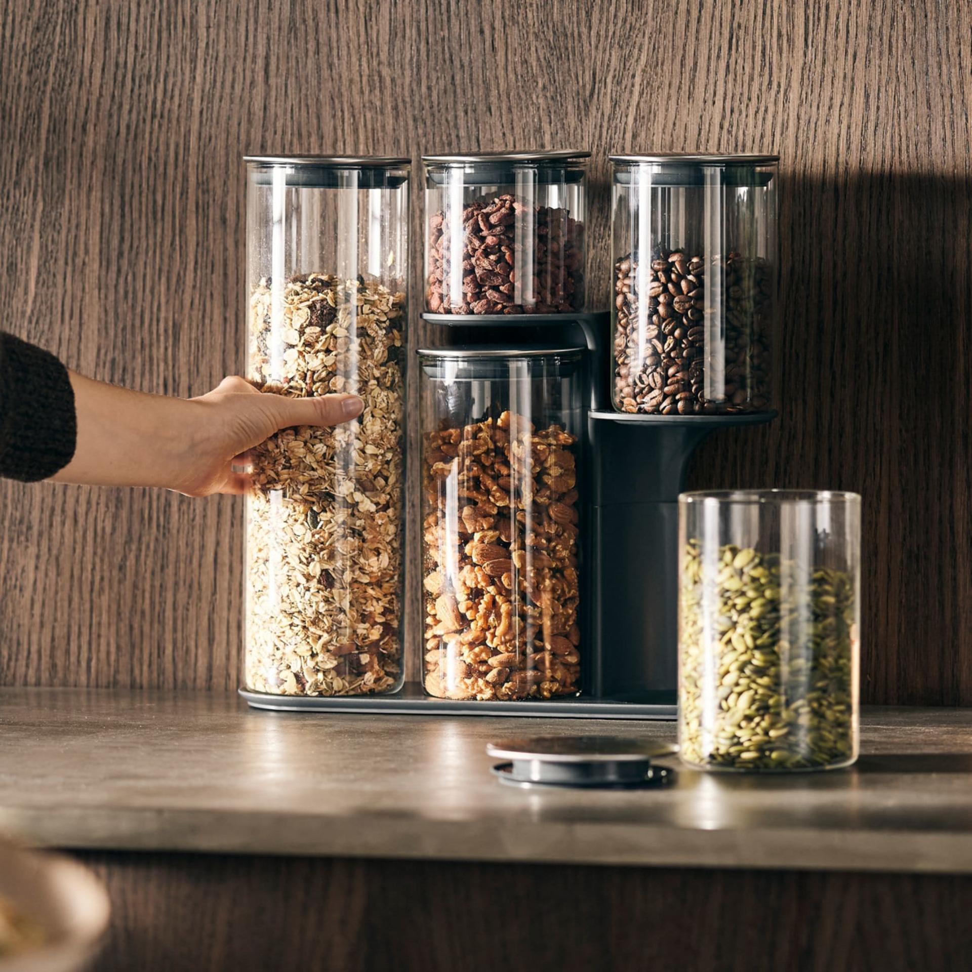 Joseph Joseph Podium Stainless Steel Storage Container Set 5pc