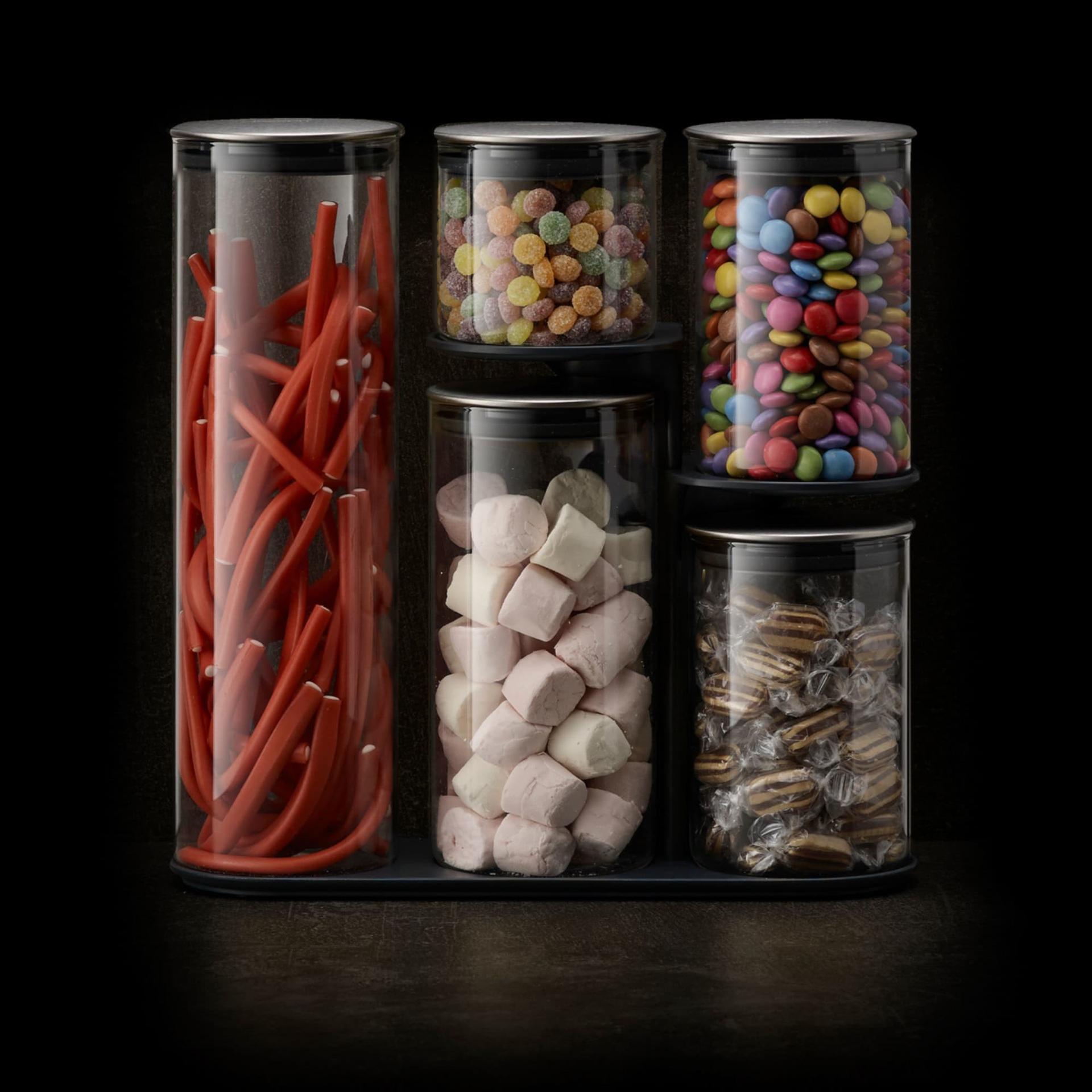 Joseph Joseph Podium Stainless Steel Storage Container Set 5pc