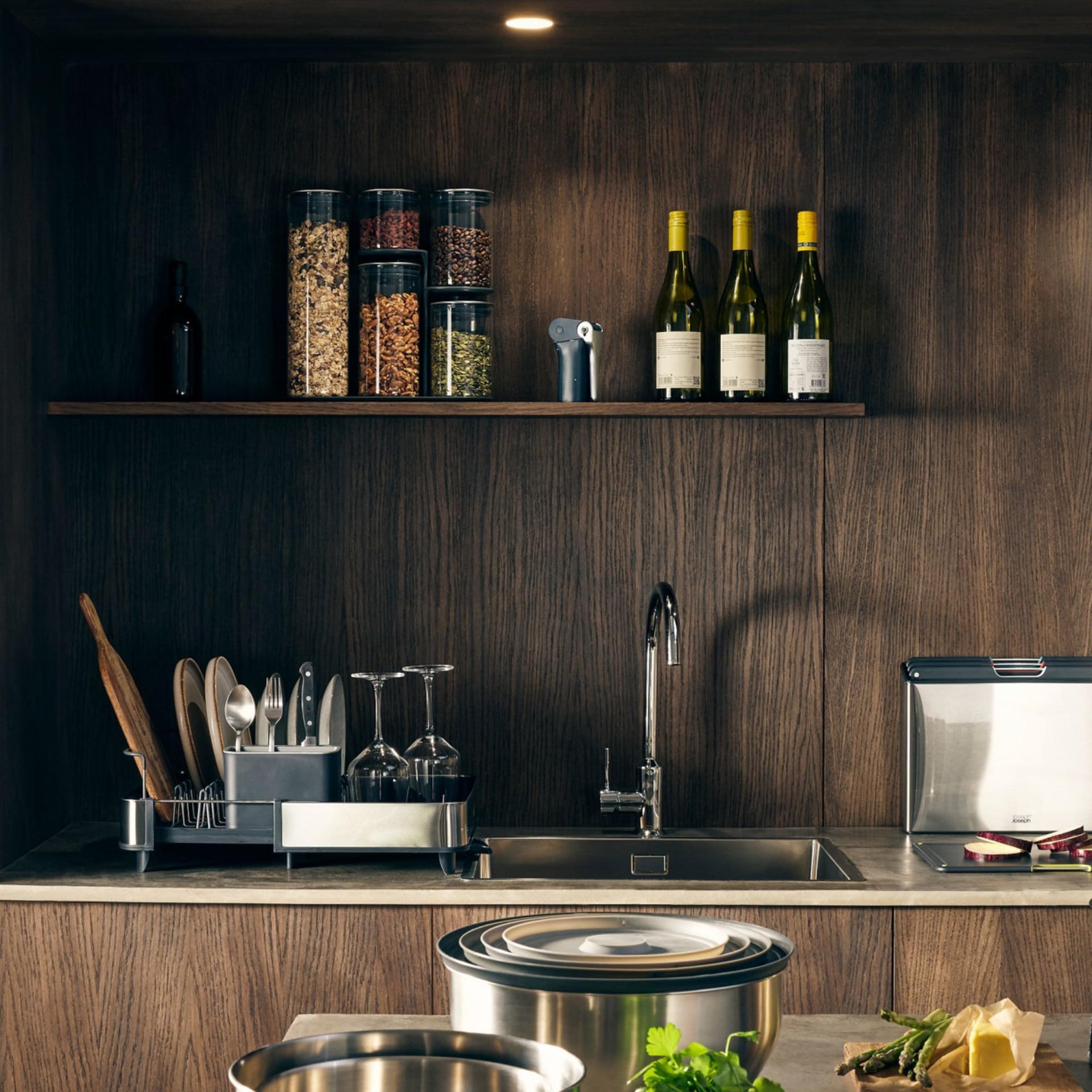 Joseph Joseph Podium Stainless Steel Storage Container Set 5pc