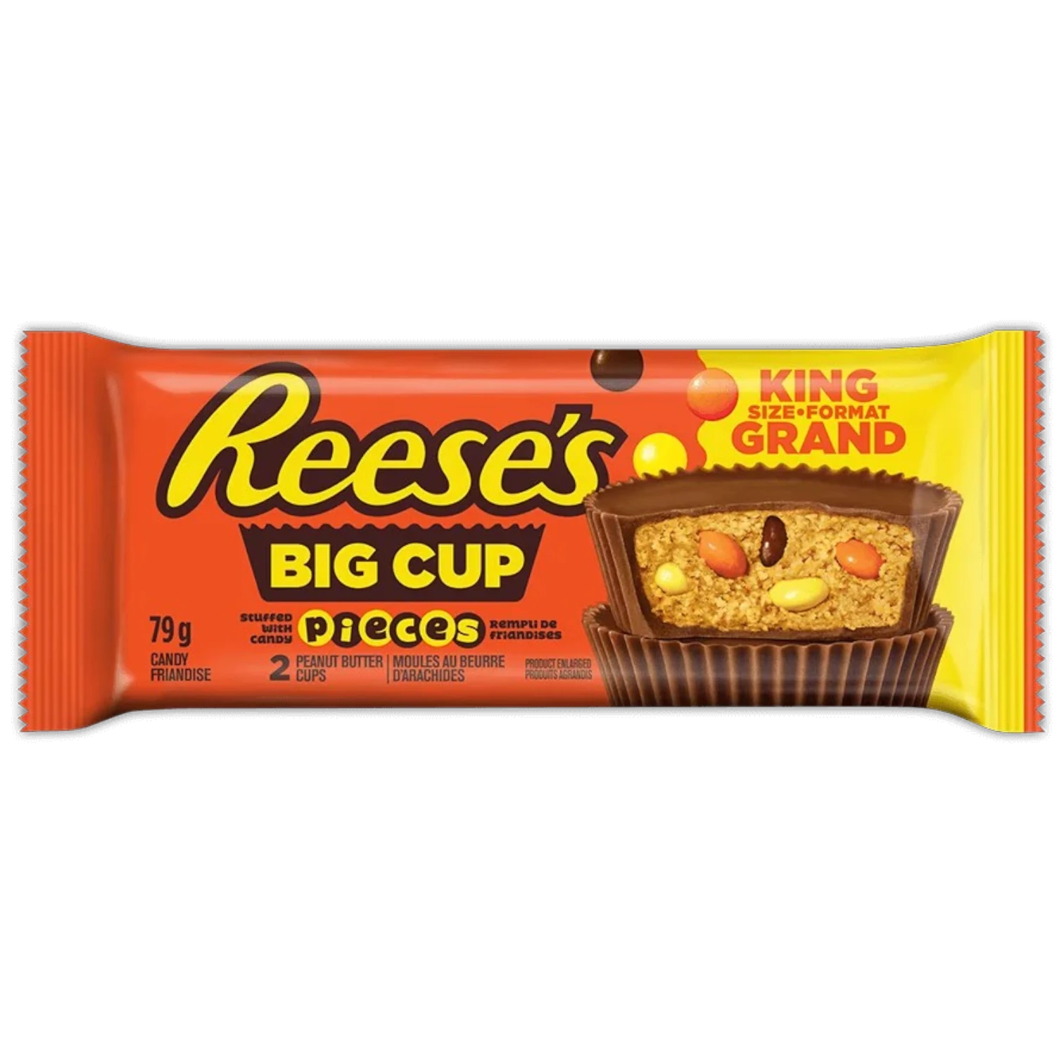 16 Pack x Reese’s Big Cup With Candy Pieces 79g