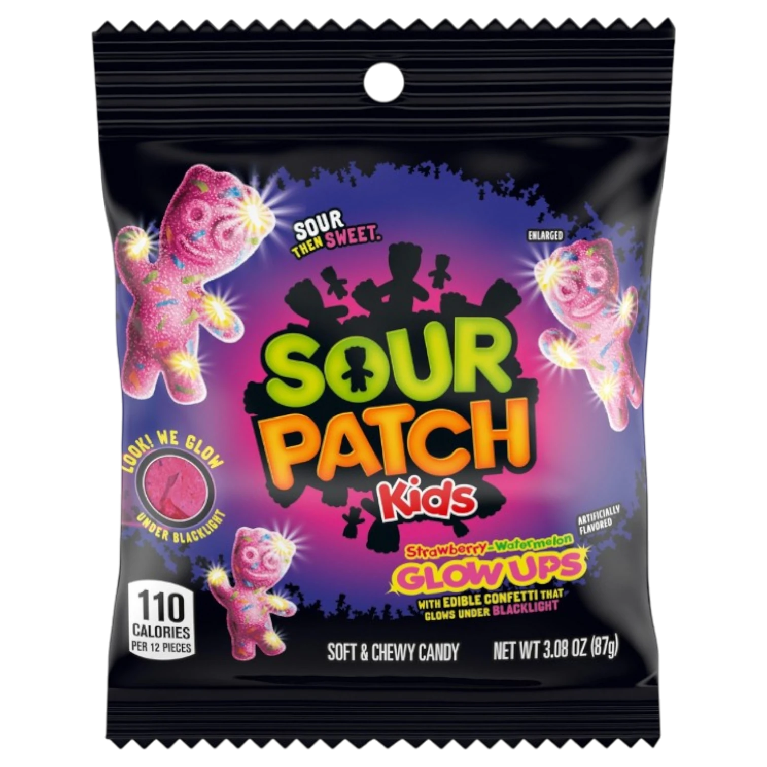 12 x US Sour Patch Kids Glowups 88g