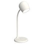 Kreafunk Ellie Lamp W/ Qi Charger And Bluetooth Speaker - White