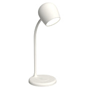 Kreafunk Ellie Lamp W/ Qi Charger And Bluetooth Speaker - White
