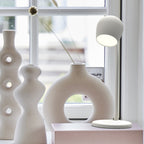 Kreafunk Ellie Lamp W/ Qi Charger And Bluetooth Speaker - White