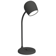 Kreafunk Ellie Lamp W/ Qi Charger And Bluetooth Speaker - Black