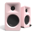Kanto ORA 100W Powered Reference Desktop Computer Speakers with Bluetooth 5.0 Pink