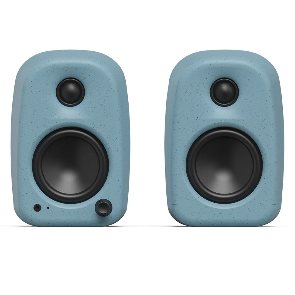Kanto UKI 100W Desktop Speakers with Bluetooth, USB-C, Headphone out, Sage (Matte Blue), Pair (Copy)