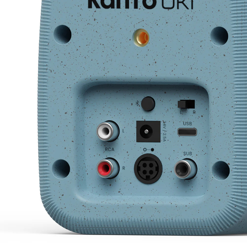 Kanto UKI 100W Desktop Speakers with Bluetooth, USB-C, Headphone out, Sage (Matte Blue), Pair (Copy)