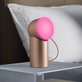 Lexon Orbe Portable Led Lamp With Moving Head - Gold