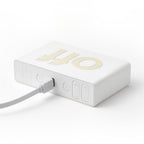Lexon Flip Classic Reversible Alarm Clock - White