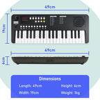 Axus Mini Keyboard 37 Key Keyboard - Black