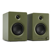 Victrola Tempo Bookshelf Speakers - Green