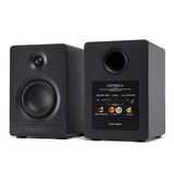 Victrola Automatic Turntable + Victrola Tempo Bookshelf Speakers Bundle - Black