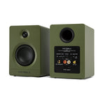 Victrola Automatic Turntable + Victrola Tempo Bookshelf Speakers Bundle - Green