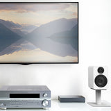 Kanto YU Passive 4" Speakers with 1" Silk Dome Tweeter and 4" Kevlar Woofer - White, Pair