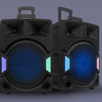 Majority PS500 - Bundled PA System 150w Bluetooth Karaoke-DJ-Party-PA System - Black