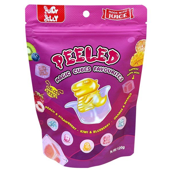 12 Pack x Juicy Jelly Magic Cubes Favourites 120g