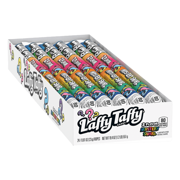 24 Pack x Laffy Taffy Rope Mystery Swirl 0.81oz (23g)